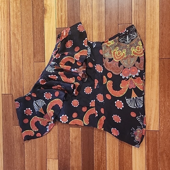 French Connection silk blouse EUC size 10 - Picture 3 of 8